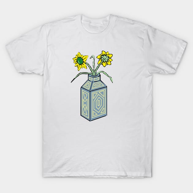 A nice vase with flowers T-Shirt by WinstonsSpaceJunk